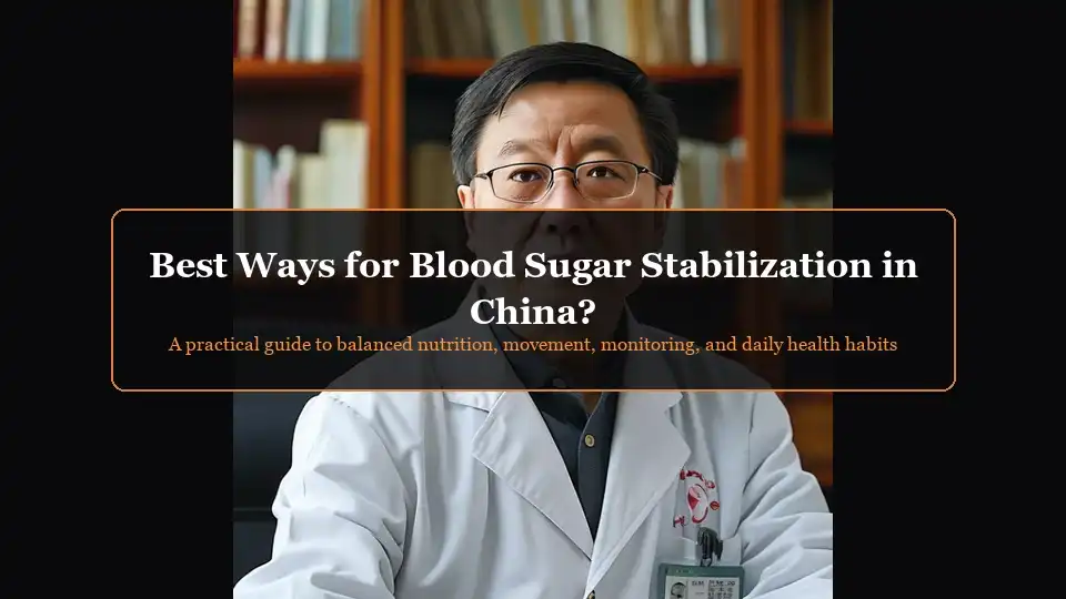 Best Ways for Blood Sugar Stabilization in China?